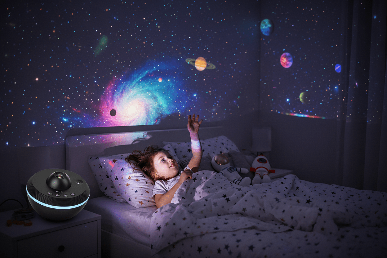 13 - in - 1 Galaxy Projektor – Sternenhimmel Nachtlicht für Kinder & Schlafzimmer - CalveraHome