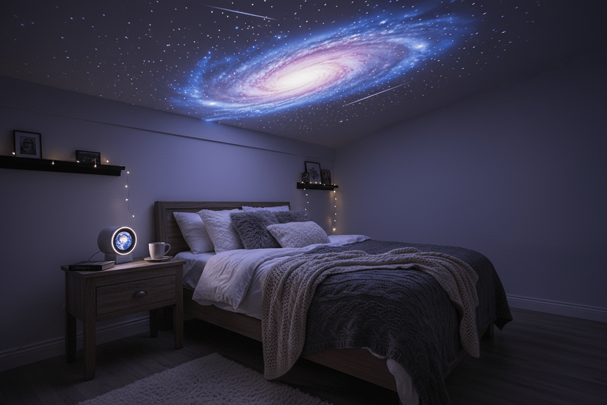 13 - in - 1 Galaxy Projektor – Sternenhimmel Nachtlicht für Kinder & Schlafzimmer - CalveraHome
