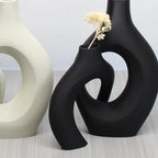 2er Set Boho Keramik Vasen Trockenblumen Deko - CalveraHome