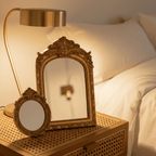 Barock Bogenspiegel Gold – Vintage Tischspiegel | CalveraHome - CalveraHome