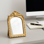 Barock Bogenspiegel Gold – Vintage Tischspiegel | CalveraHome - CalveraHome