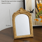 Barock Bogenspiegel Gold – Vintage Tischspiegel | CalveraHome - CalveraHome