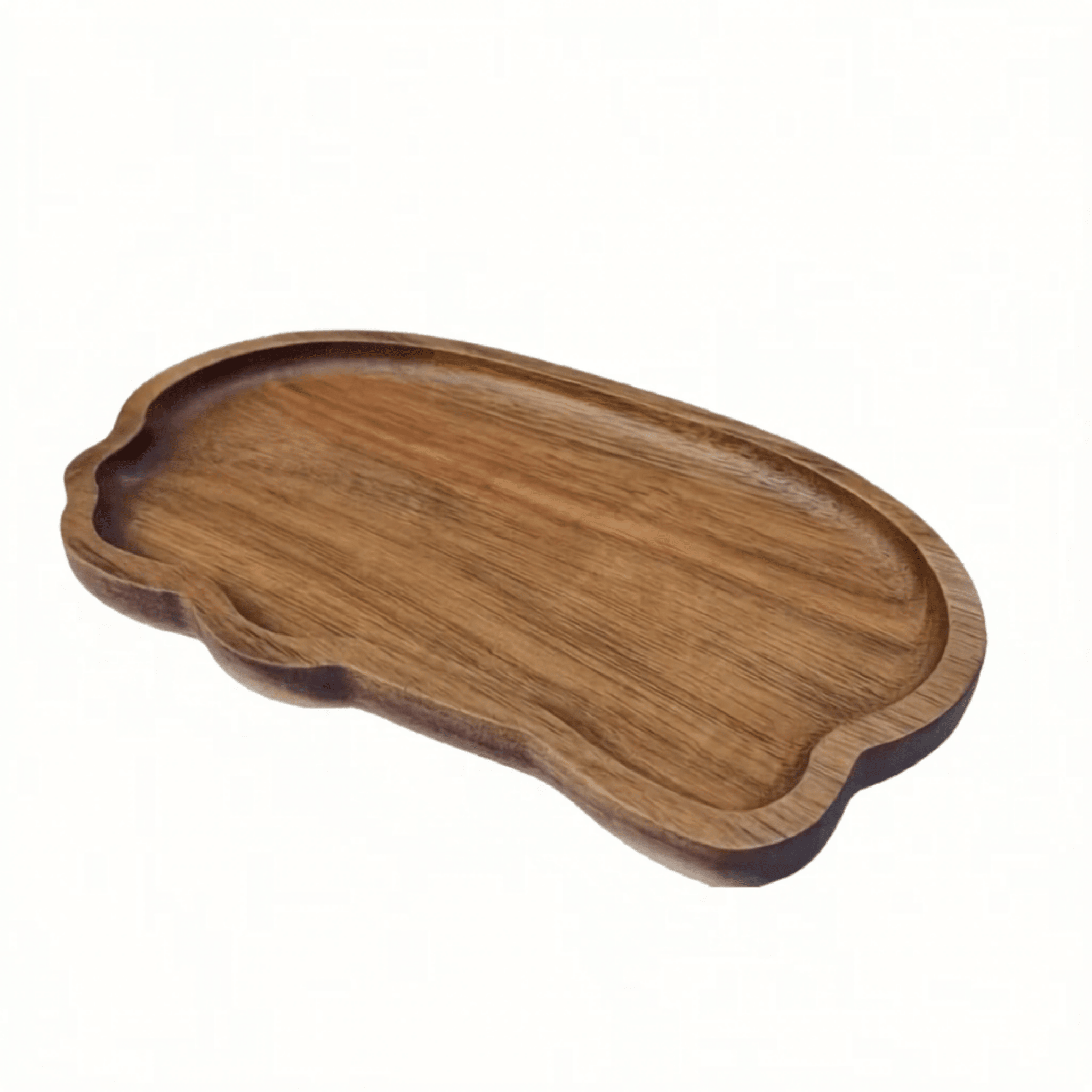 Holz Tablett Deko – Bambus Organizer für Bad & Schminktisch - CalveraHome