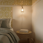 Japandi Wandlampe Bambus & Rattan – Boho Laterne | CalveraHome - CalveraHome