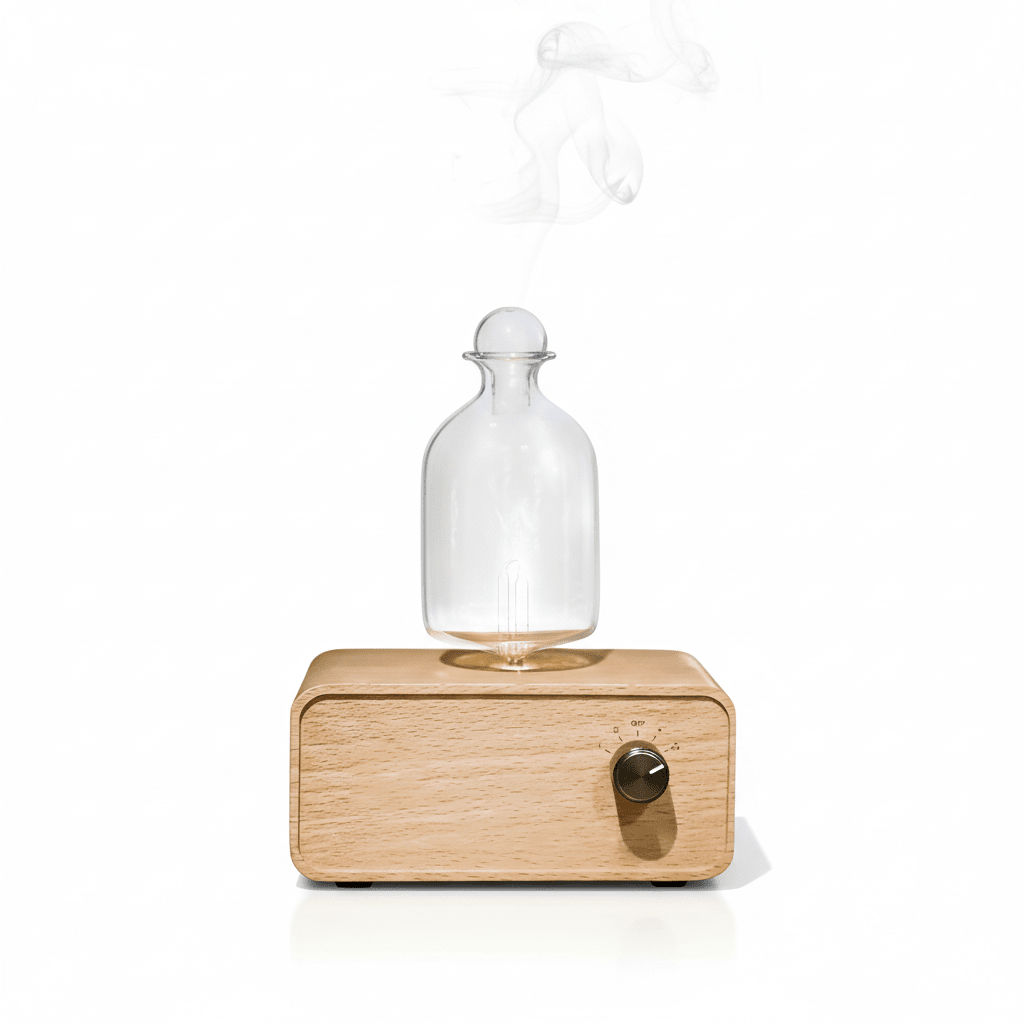Nebulizing Diffuser Holz & Glas – Kabellos | CalveraHome - CalveraHome