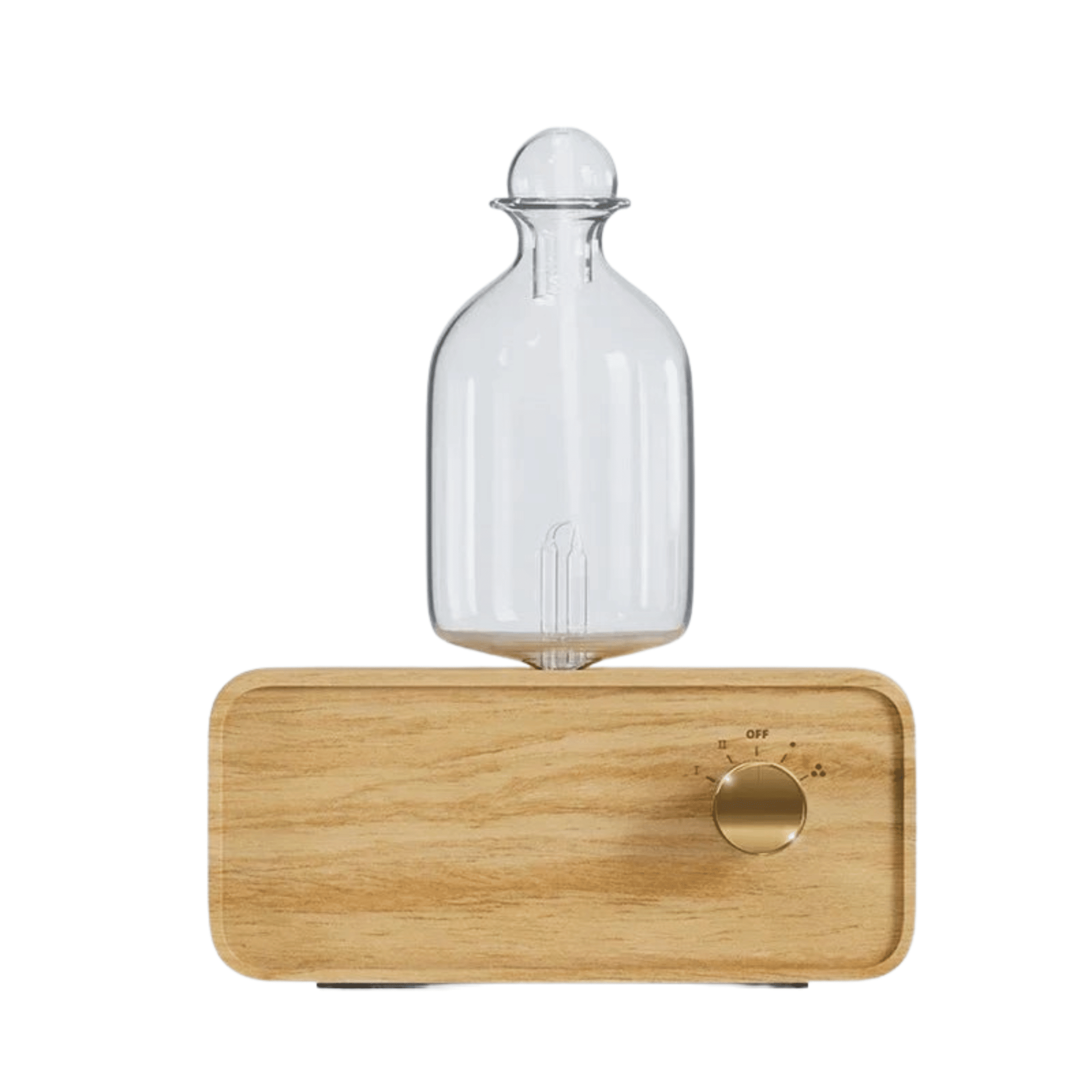 Nebulizing Diffuser Holz & Glas – Kabellos & Wasserlos | CalveraHome - CalveraHome