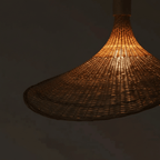 Rattan Pendelleuchte Japandi Ø30cm – Bambus | CalveraHome - CalveraHome