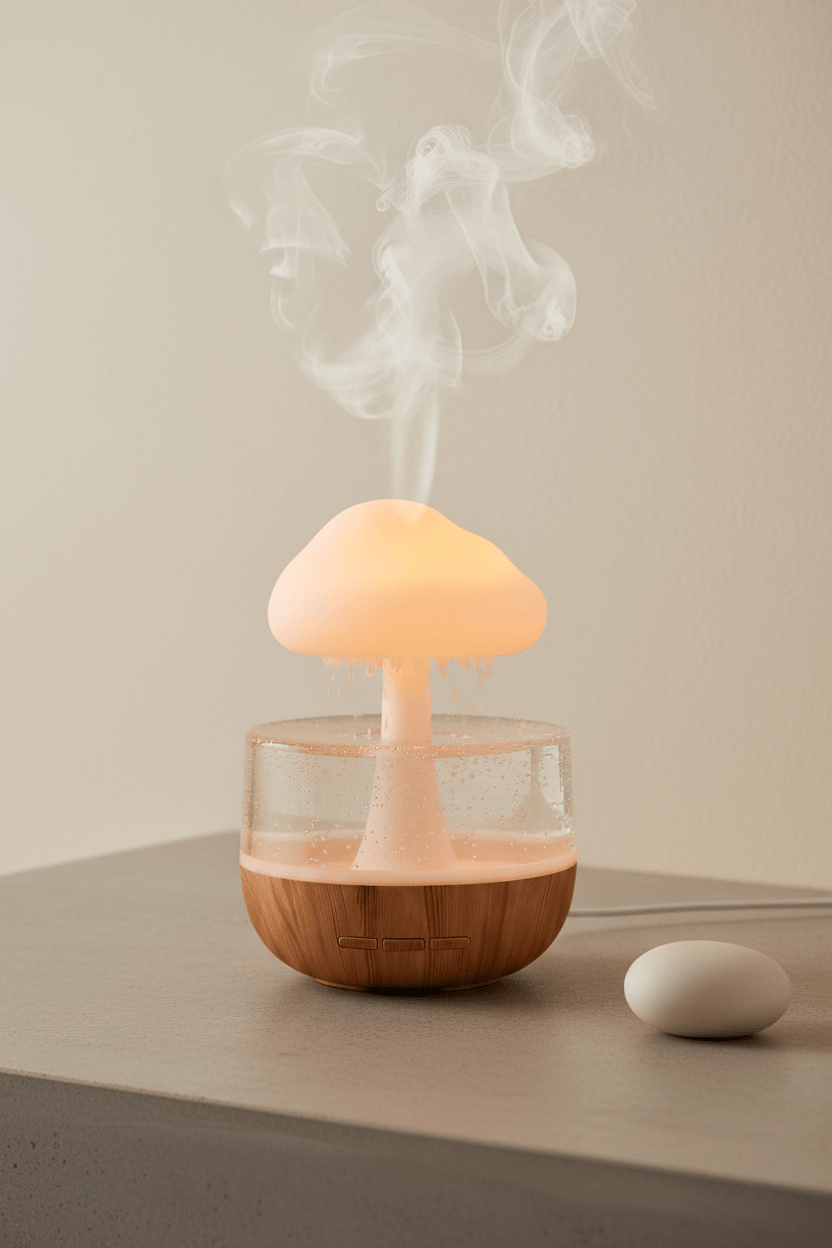 Regenwolke Luftbefeuchter Pilz - Design – LED Diffuser | CalveraHome - CalveraHome