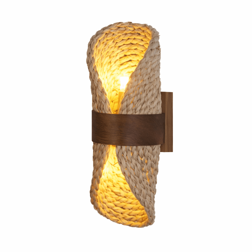 Vintage Rattan Wandleuchte – Retro Boho Lampe | CalveraHome - CalveraHome