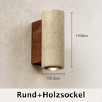 Wabi - Sabi Wandleuchte Travertin – Naturstein LED | CalveraHome - CalveraHome